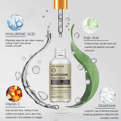 White Truffles Glutathione Serum for Face, Dark Spot Corrector Sensitive Skin, Cell Regenerating Lifting Skincare