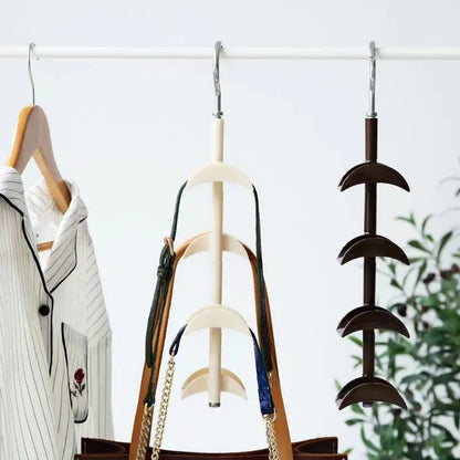 360 Degree Arched Hanger Hook, Durable Bag Rack Holder for Home Storage, Closet, Hats, Silk Scarves, Shawls, Purses