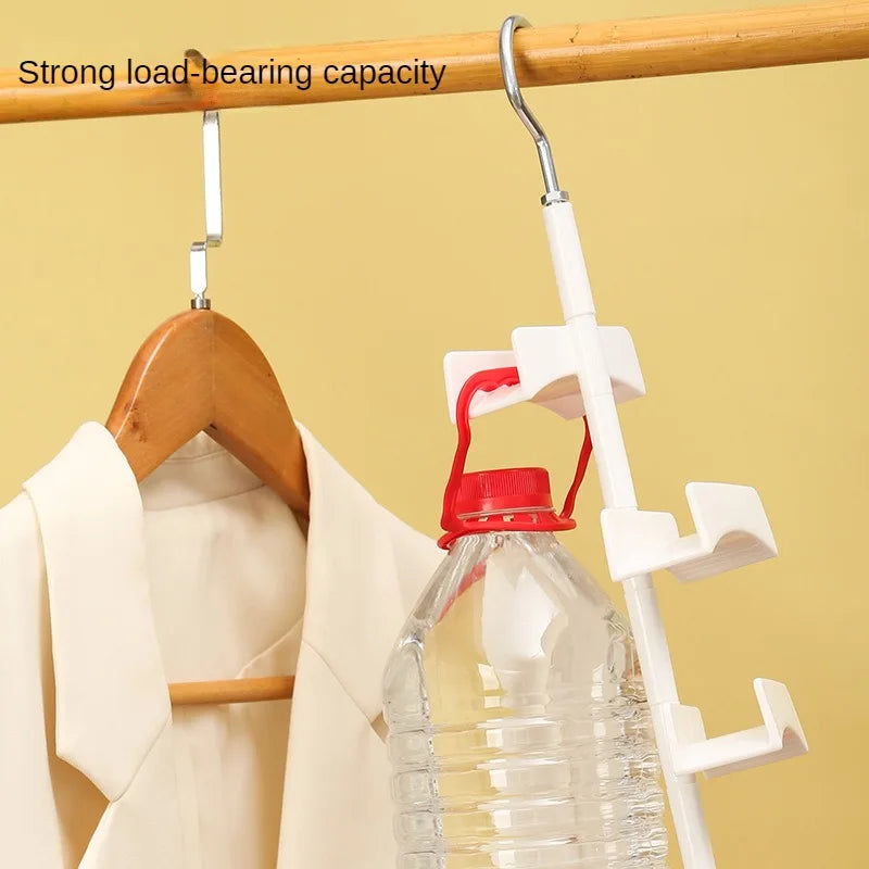 360 Degree Arched Hanger Hook, Durable Bag Rack Holder for Home Storage, Closet, Hats, Silk Scarves, Shawls, Purses
