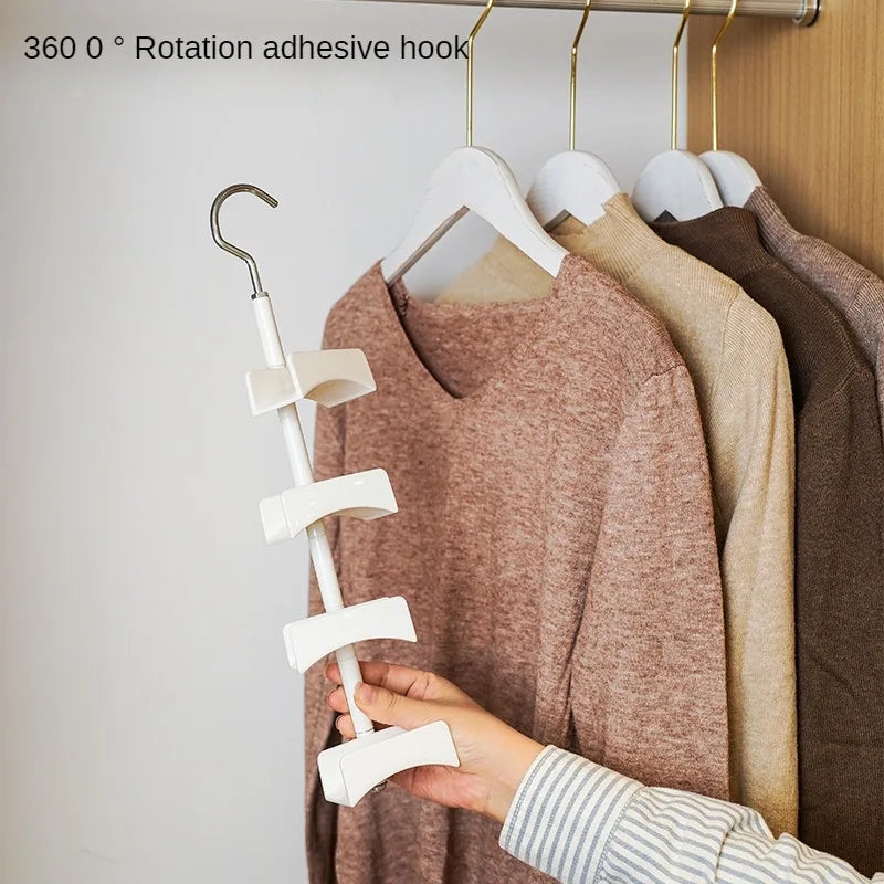 360 Degree Arched Hanger Hook, Durable Bag Rack Holder for Home Storage, Closet, Hats, Silk Scarves, Shawls, Purses