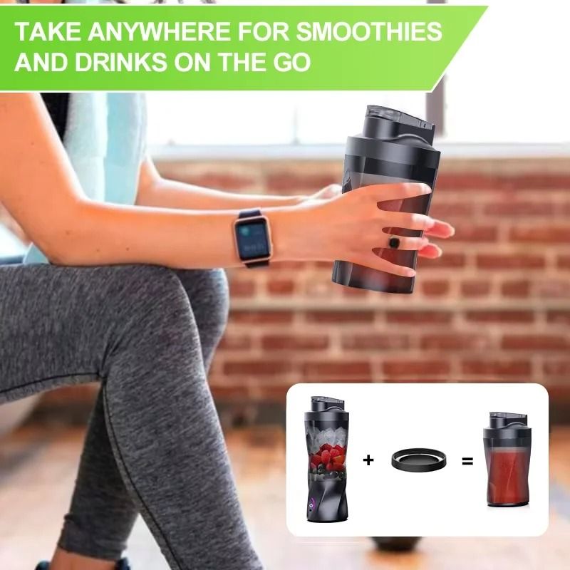 Portable Electric Wireless Juicer With USB Charging And Large Capacity 2