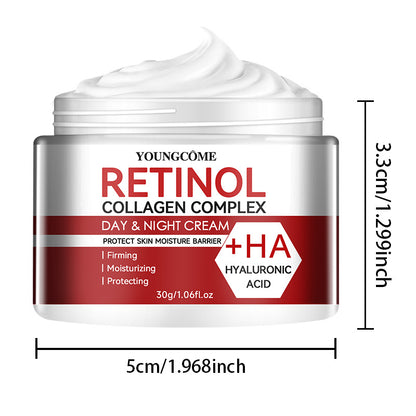 Retinol Collagen Facial Care Moisturizing Cream Deep Hydration Skin Repair Anti Aging Suitable For  7