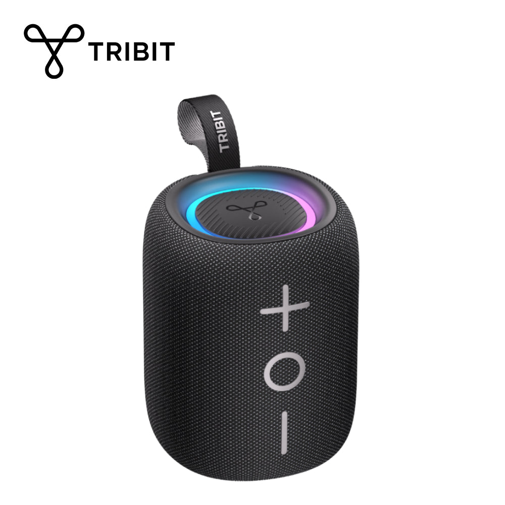 StormBox Mini Plus Wireless Speaker, 12W 360 Surround Sound, XBass, LED Light, IPX7 Waterproof, Travel Outdoor Hiking