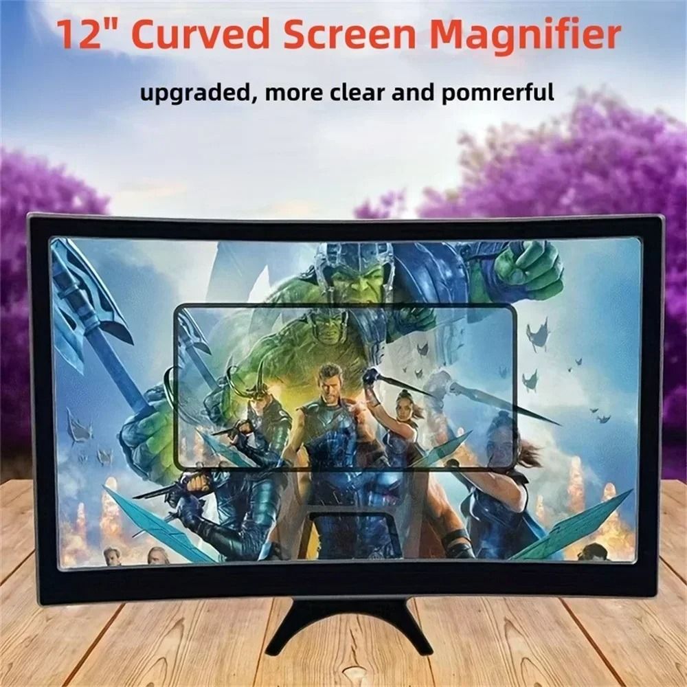 Phone Screen 3D HD Magnifier with Stand