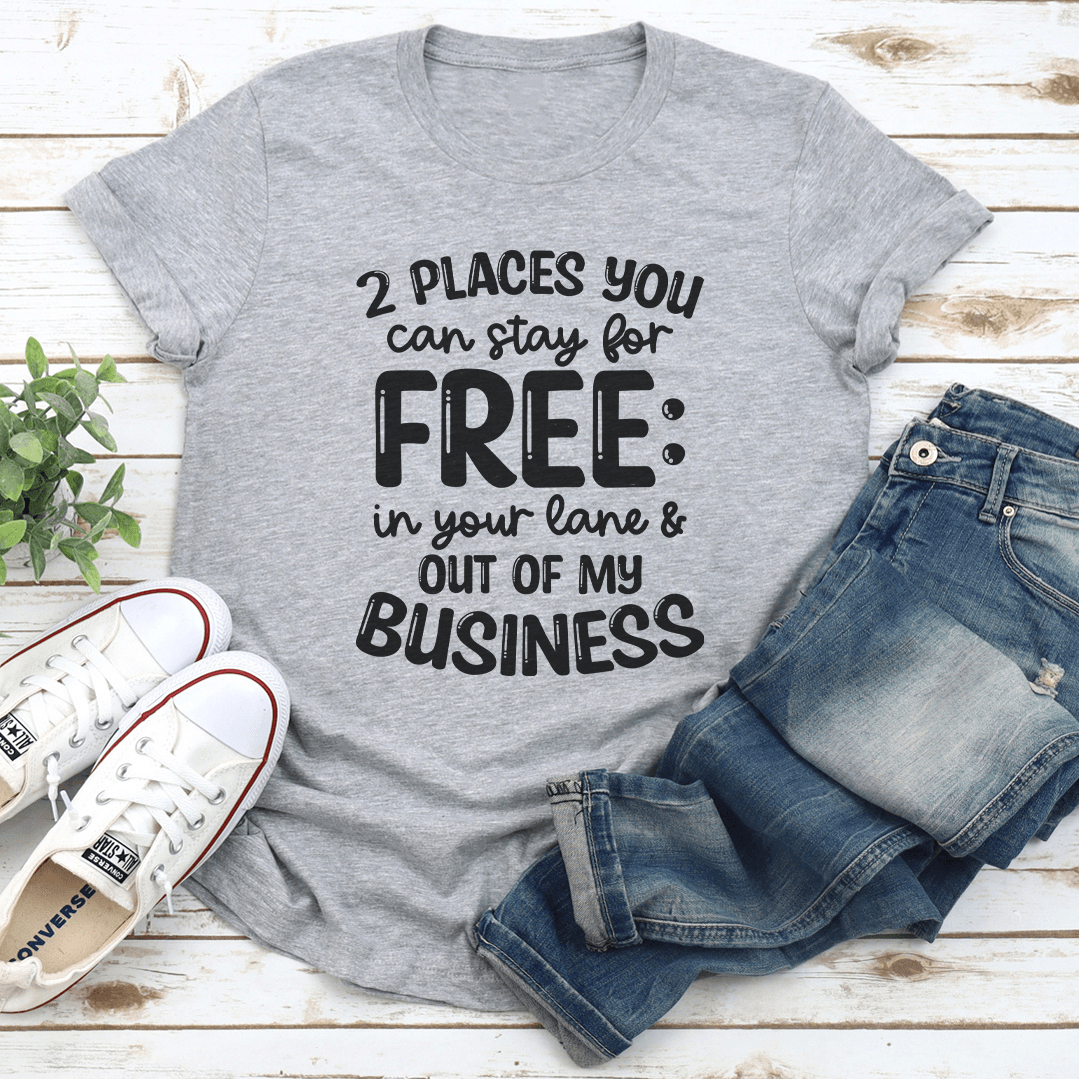 2 Places You Can Stay For Free In Your Lane Tee 2