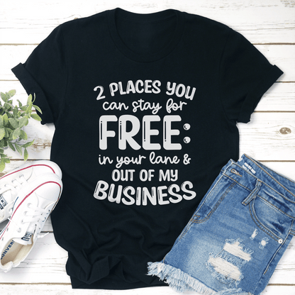 2 Places You Can Stay For Free In Your Lane Tee 3