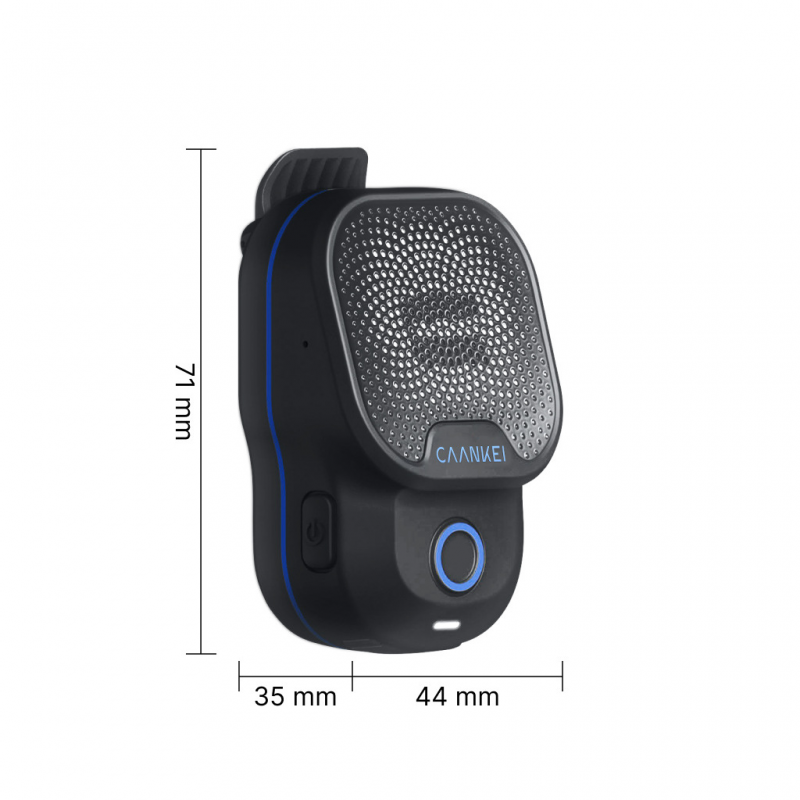 Mini Wearable IPX7 Waterproof Speakers, Portable Wireless Bluetooth Speaker, Clip-on Outdoor Sound Box
