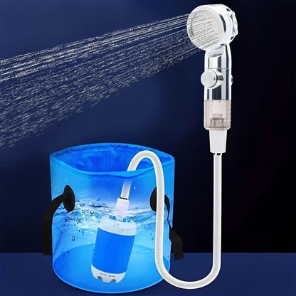 Portable USB Rechargeable Shower Head And Multi Purpose Watering System 6