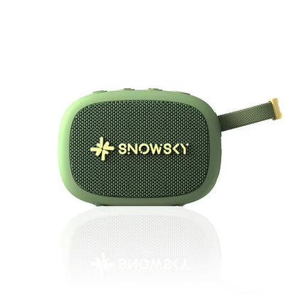 FiiO SnowSky Bluetooth Speaker 45mm Loudspeaker, Mini Portable IPX6 Waterproof 1400mAh Hiking Speaker for Outdoors
