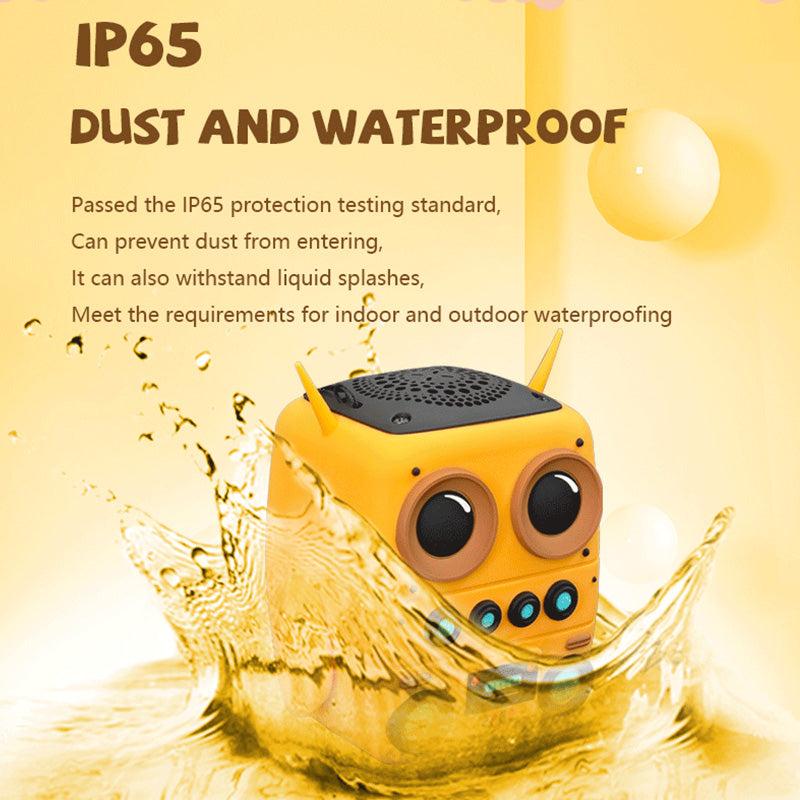 TK-200 Mini Bluetooth Wireless Speaker, Waterproof Portable Card Stereo Subwoofer, Ideal Gift for Children or Travel