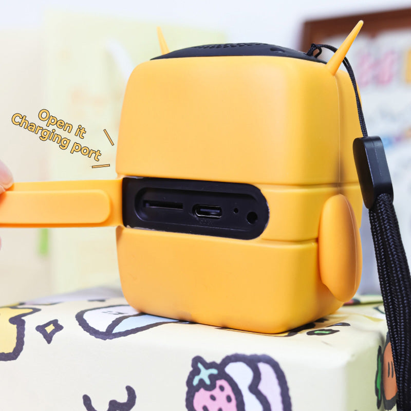 TK-200 Mini Bluetooth Wireless Speaker, Waterproof Portable Card Stereo Subwoofer, Ideal Gift for Children or Travel