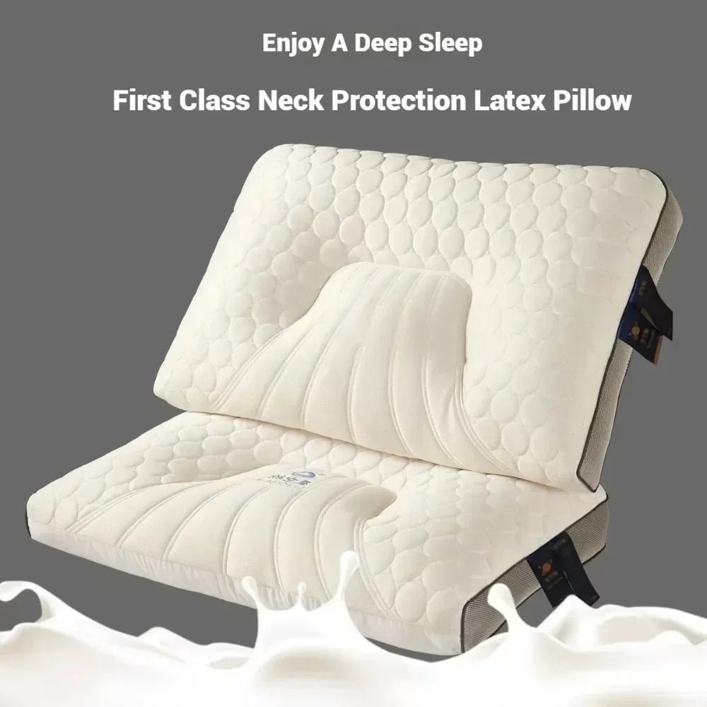 Capsule Neck Support Pillow With Breathable Mesh 1