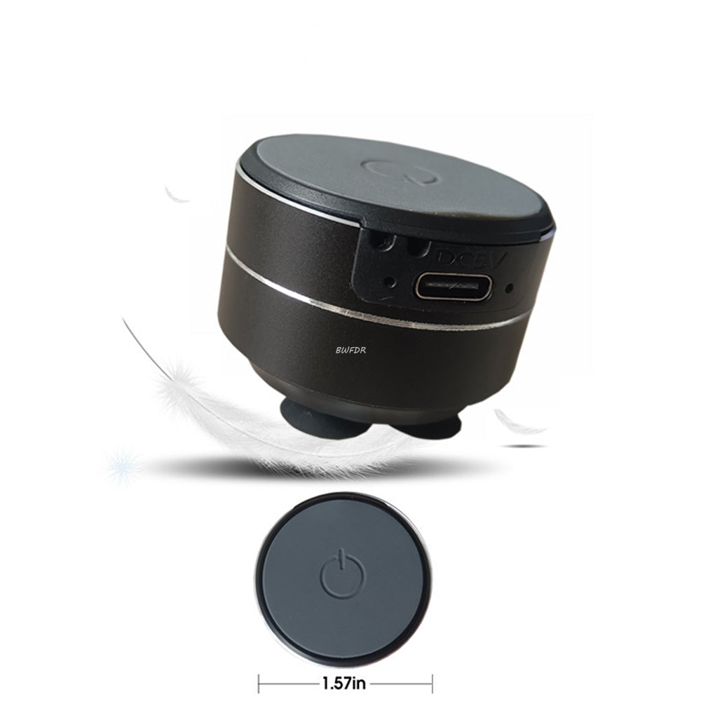 Portable Mini Bone Conduction Speaker Vibration Stereo Audio, TWS Wireless Bluetooth, Digital Metal Speaker