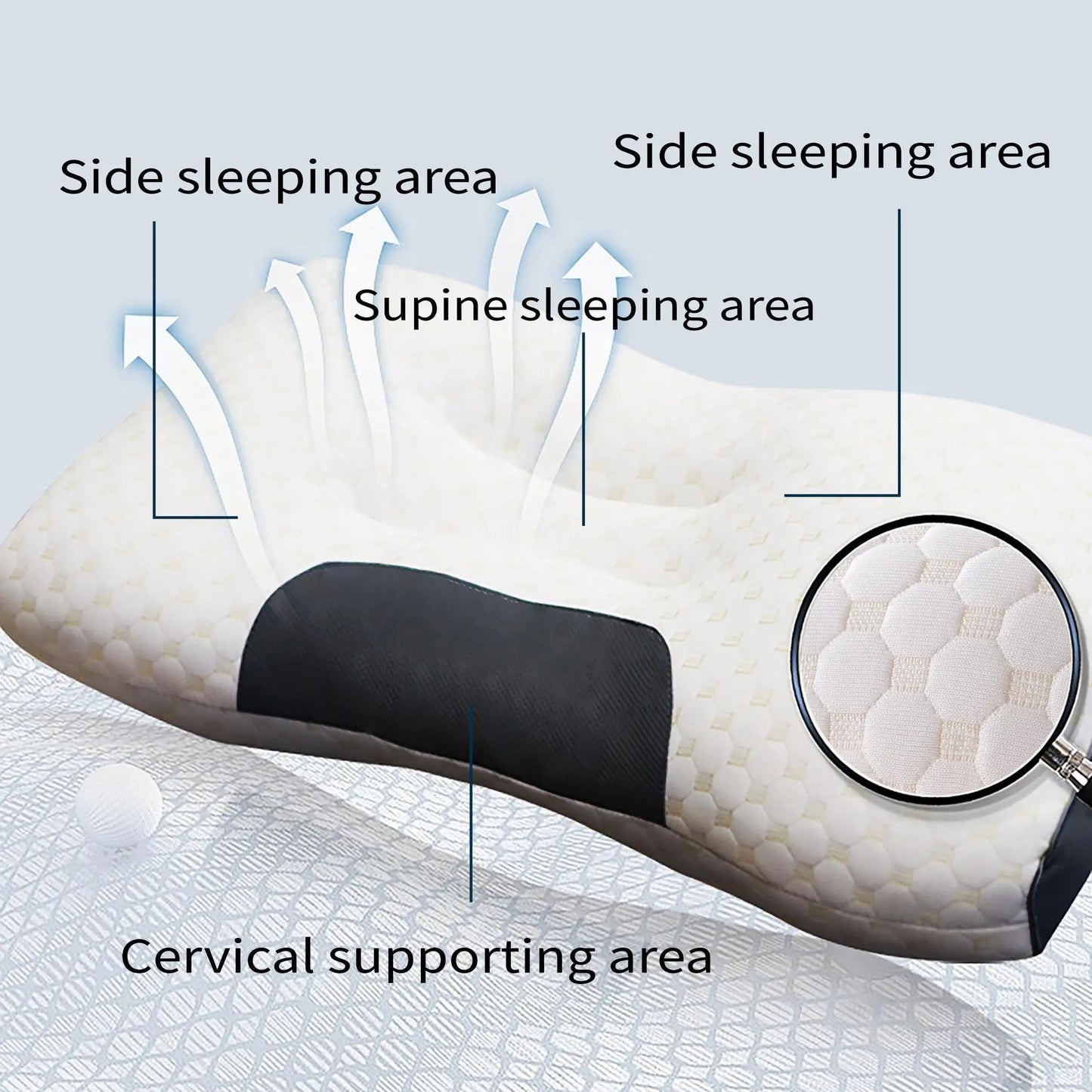 Knitted Neck Protection Pillow Set 4