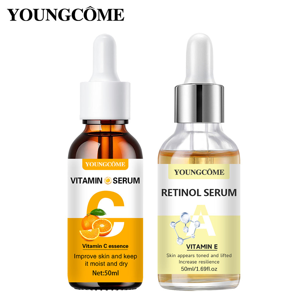 Vitamin C and Retinol, Fortified Serum Rich In VC, Keep Skin Hydrated and Smooth, Smooth Fine Lines and Wrinkles