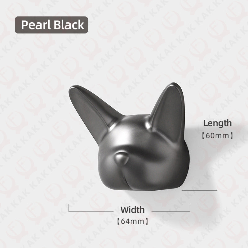 KAK Bulldog Design Wall Hanging Hooks, Heavy-Duty Zinc Alloy Coat Hook, Bag & Hat Rack for Home, Office Decor