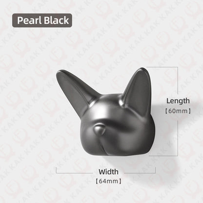 KAK Bulldog Design Wall Hanging Hooks, Heavy-Duty Zinc Alloy Coat Hook, Bag & Hat Rack for Home, Office Decor