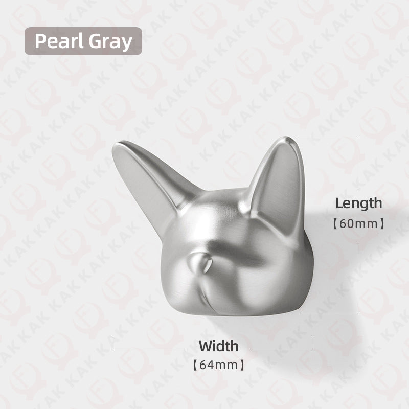 KAK Bulldog Design Wall Hanging Hooks, Heavy-Duty Zinc Alloy Coat Hook, Bag & Hat Rack for Home, Office Decor