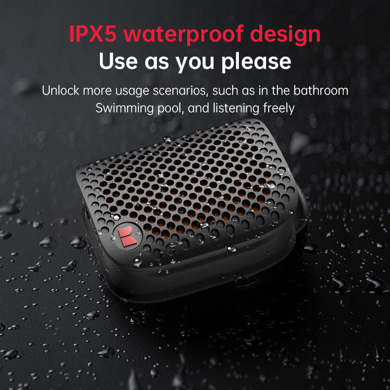 Monster M3 Clip-On Mini BT V5.4 Wireless Bluetooth Speaker, Portable Outdoor Sport Speaker, Wearable Bass Mic