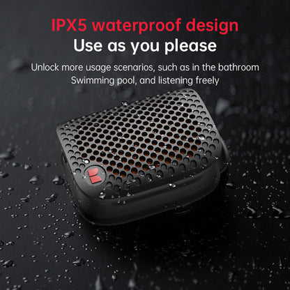 Monster M3 Clip-On Mini BT V5.4 Wireless Bluetooth Speaker, Portable Outdoor Sport Speaker, Wearable Bass Mic