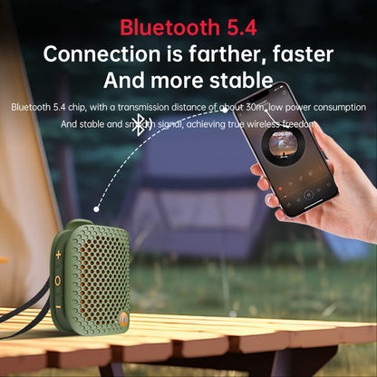 Monster M3 Clip-On Mini BT V5.4 Wireless Bluetooth Speaker, Portable Outdoor Sport Speaker, Wearable Bass Mic