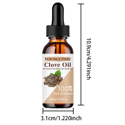 Clove Essential Oil, Moisturizing Repair for Face, Anti Aging, Helps Keep Skin Hydrated, Improves Skin Elasticity