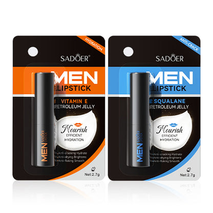 Men's Lip Balm, Moisturizing Anti Cracking, Repair Nourishing Hydrating, Lipstick for Men, Lips Skin Care Protection