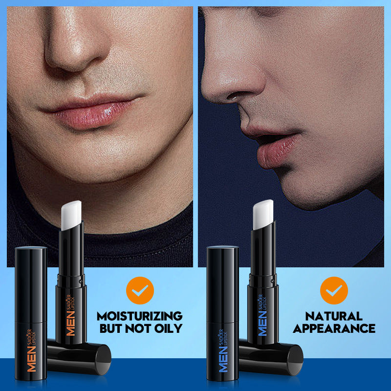 Men's Lip Balm, Moisturizing Anti Cracking, Repair Nourishing Hydrating, Lipstick for Men, Lips Skin Care Protection