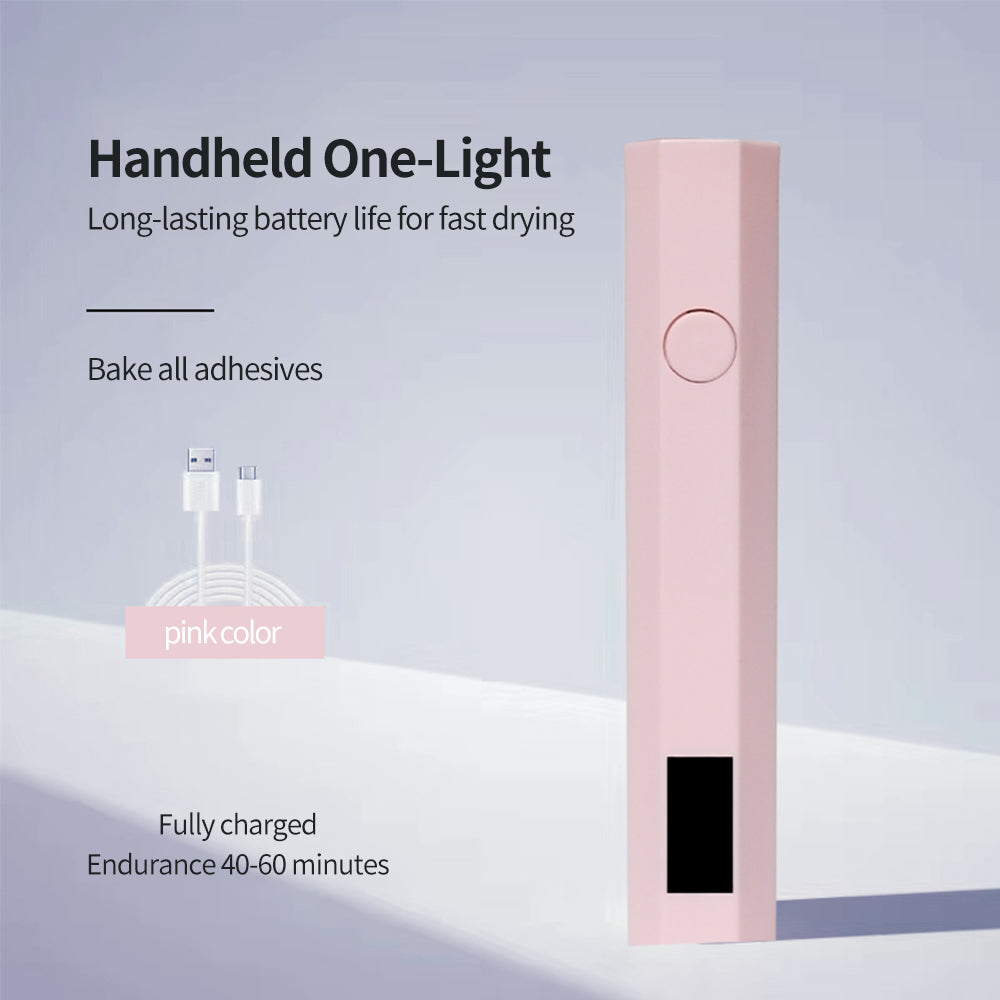 Convenient Handheld Nail Dryer Rechargeable Quick Dry Nail Lamp All Gel Polish Nail Art Tool USB La 5