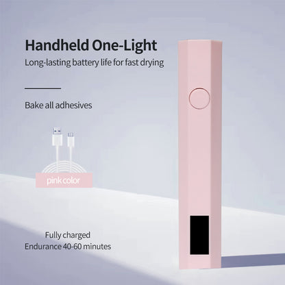 Convenient Handheld Nail Dryer Rechargeable Quick Dry Nail Lamp All Gel Polish Nail Art Tool USB La 5
