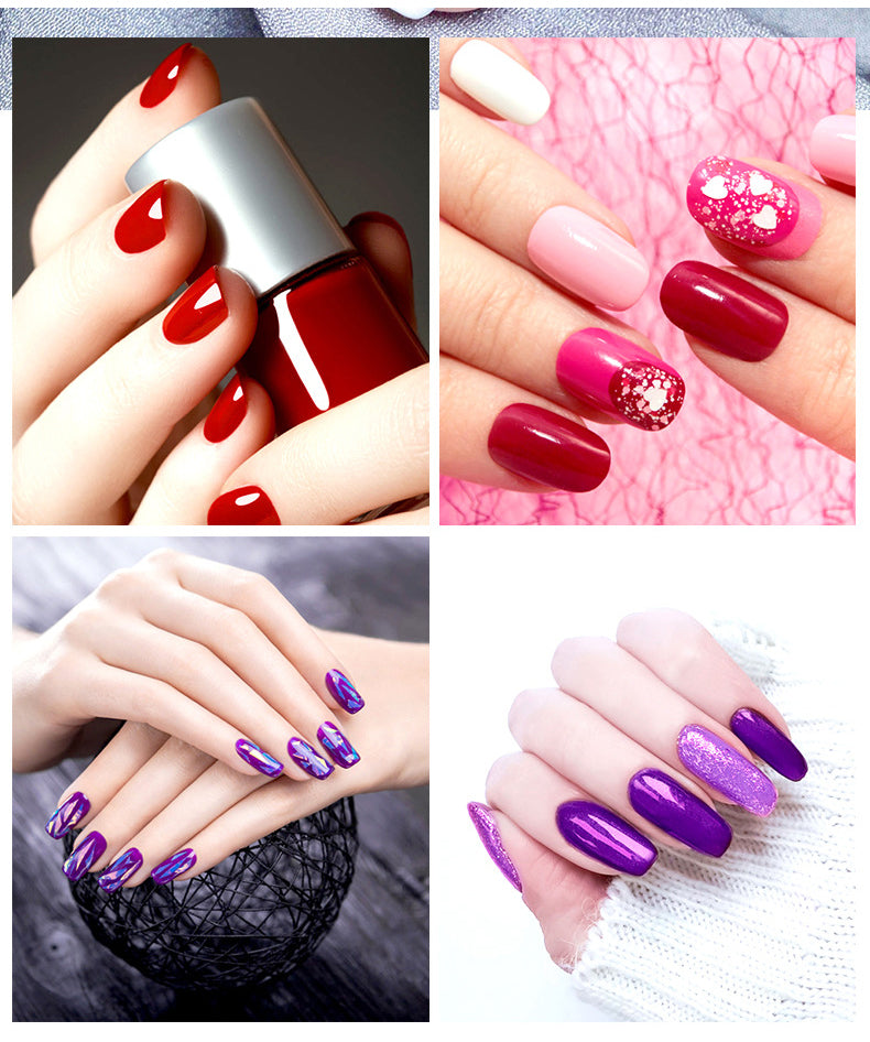 Portable UV LED Nail Lamp, Gel Nail Dryer Light, USB Charging Nail Art Dryer with 18 Infrared Smart Light Beads
