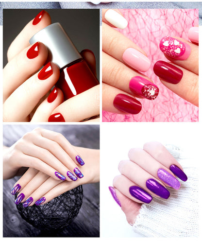 Portable UV LED Nail Lamp, Gel Nail Dryer Light, USB Charging Nail Art Dryer with 18 Infrared Smart Light Beads