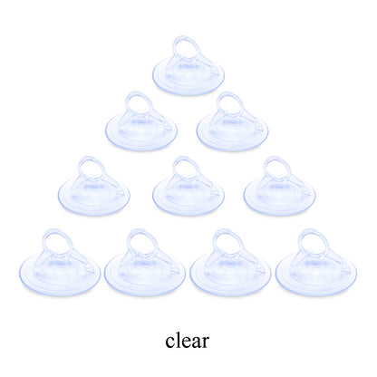 Rubber Clear Suction Cup Sucker, Heavy Duty PVC Suction Cup Hook for Car Sun Shade, Bathroom, Wall