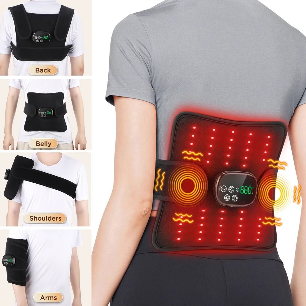 Infrared Knee Massage Pad with Heat Vibration and Air Compression