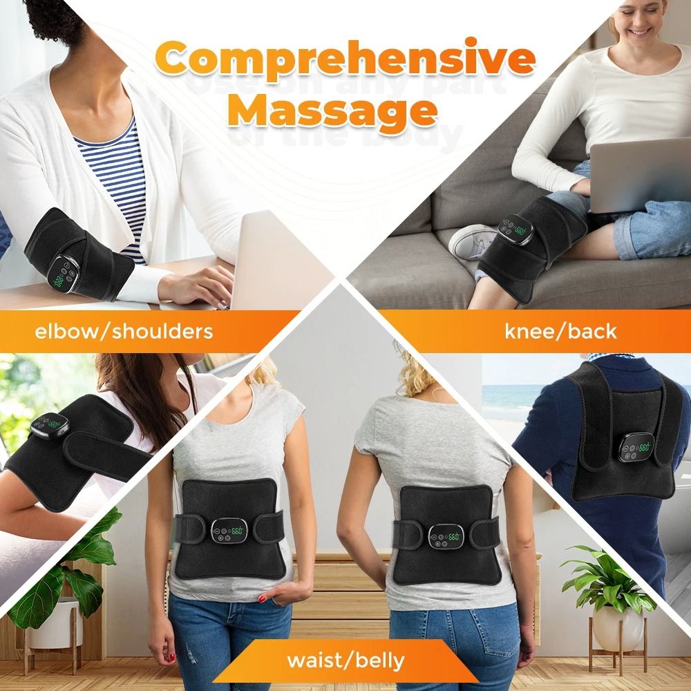 Infrared Knee Massage Pad With Heat Vibration And Air Compression 5