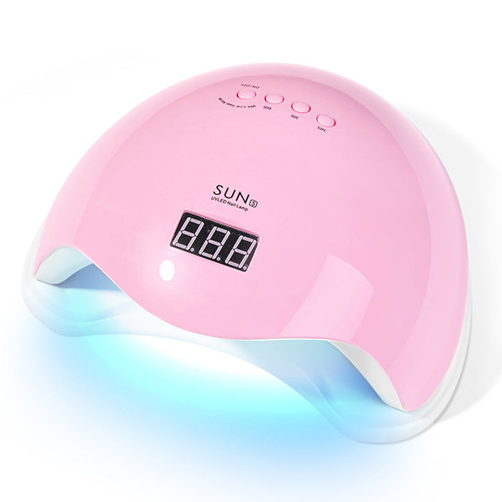 48W LED UV, Nail Art Tools, Professional 4 Timers, All Gel, Automatic Sensor Lamp for Nails Drying, Fast Curing Machine