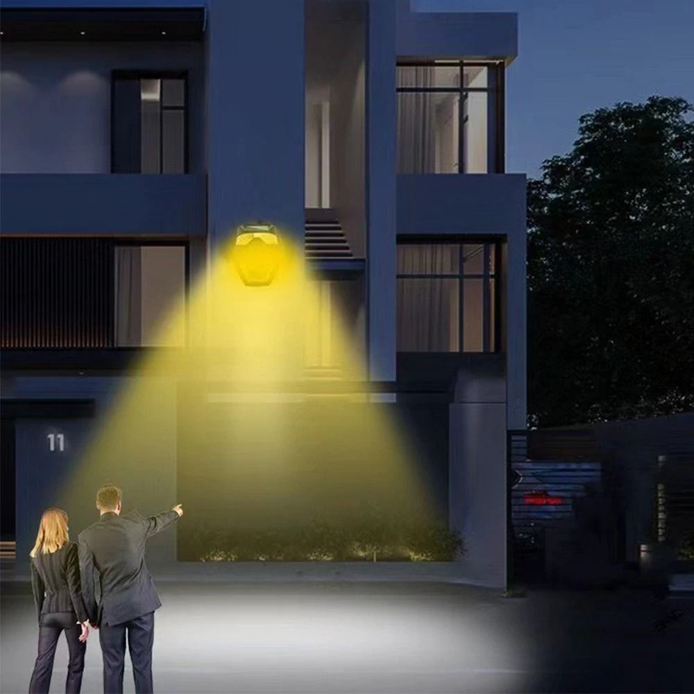 Outdoor Solar Garden Wall Light With Smart Sensor And Light Control 5