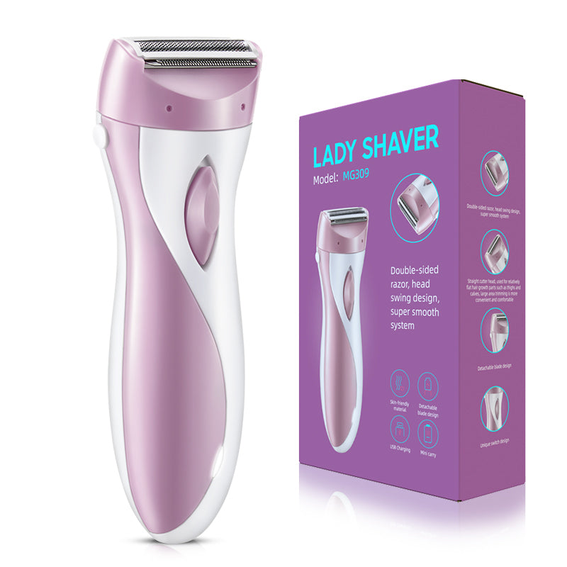 Women's Razor, Household Full-body USB Electric Hair Removal Instrument, Suitable for Leg, Bikini Line, Armpit, Arm