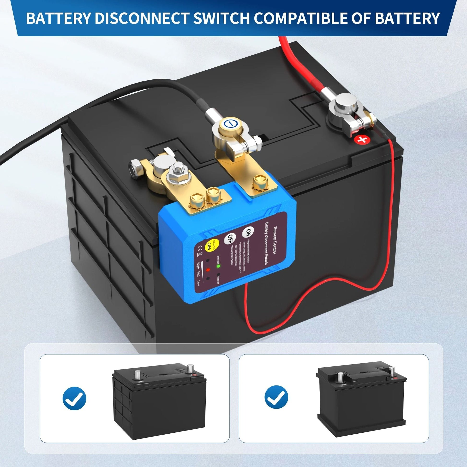 Remote Battery Disconnect Switch For Vehicle Power Control 3