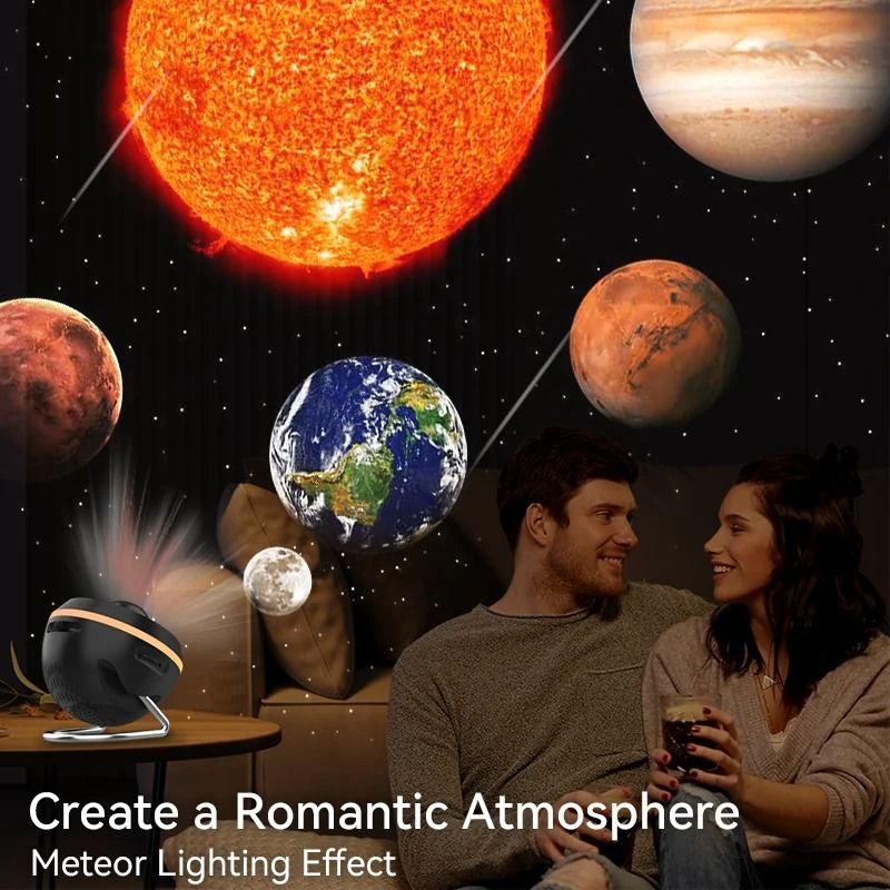 12 In 1 Galaxy Star Projector With Meteor Effect And HD Night Light 3