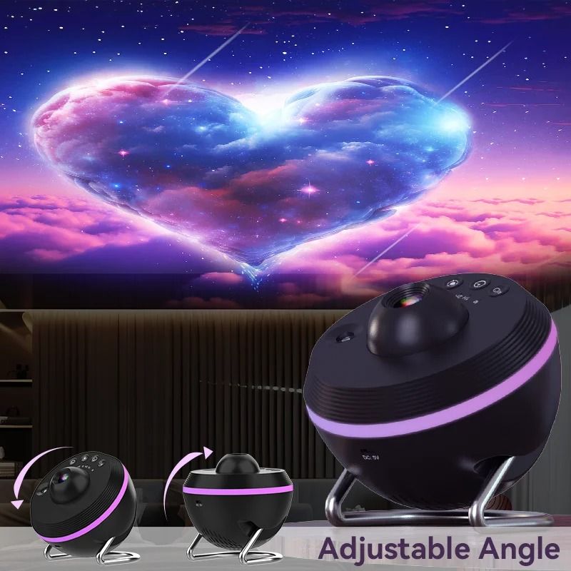 12 In 1 Galaxy Star Projector With Meteor Effect And HD Night Light 5