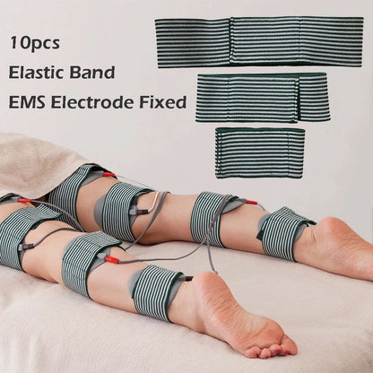 Conductive Silicone Electrode Elastic Band Set for EMS Therapy