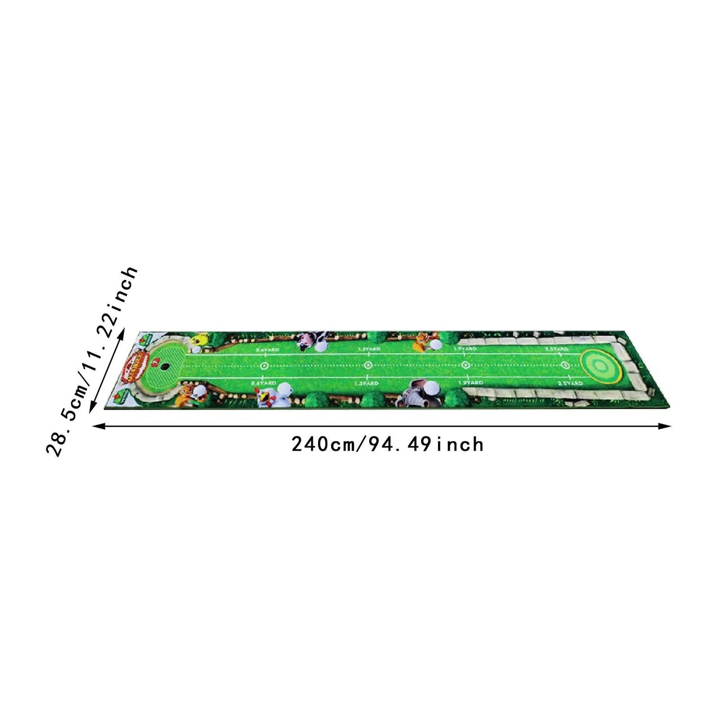 Portable Golf Putting Mat For Indoor Practice 6