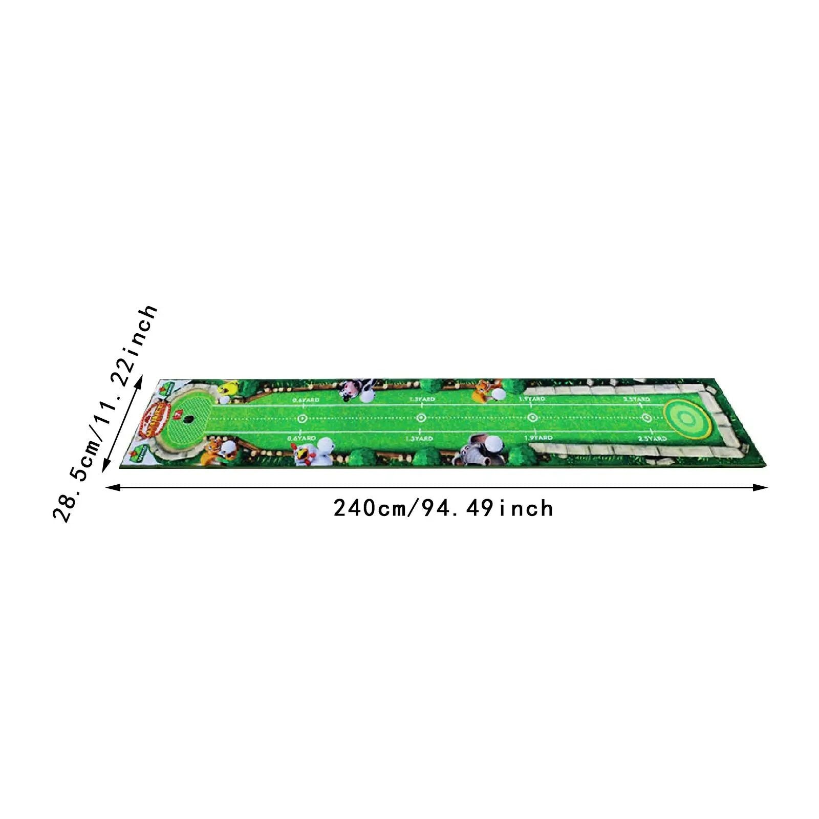 Portable Golf Putting Mat For Indoor Practice 6