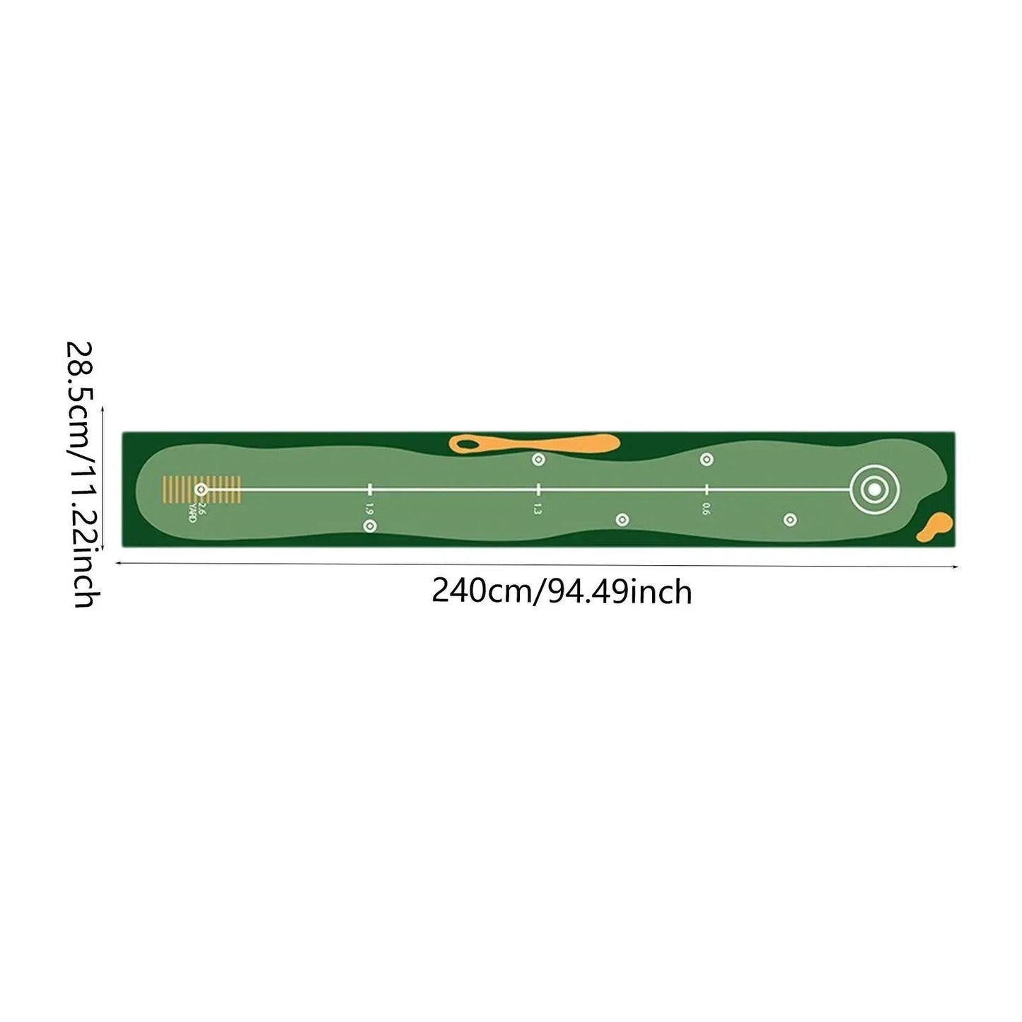 Portable Golf Putting Mat For Indoor Practice 9