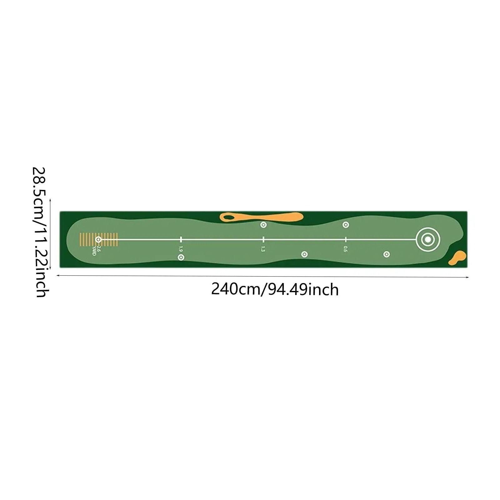 Portable Golf Putting Mat For Indoor Practice 9