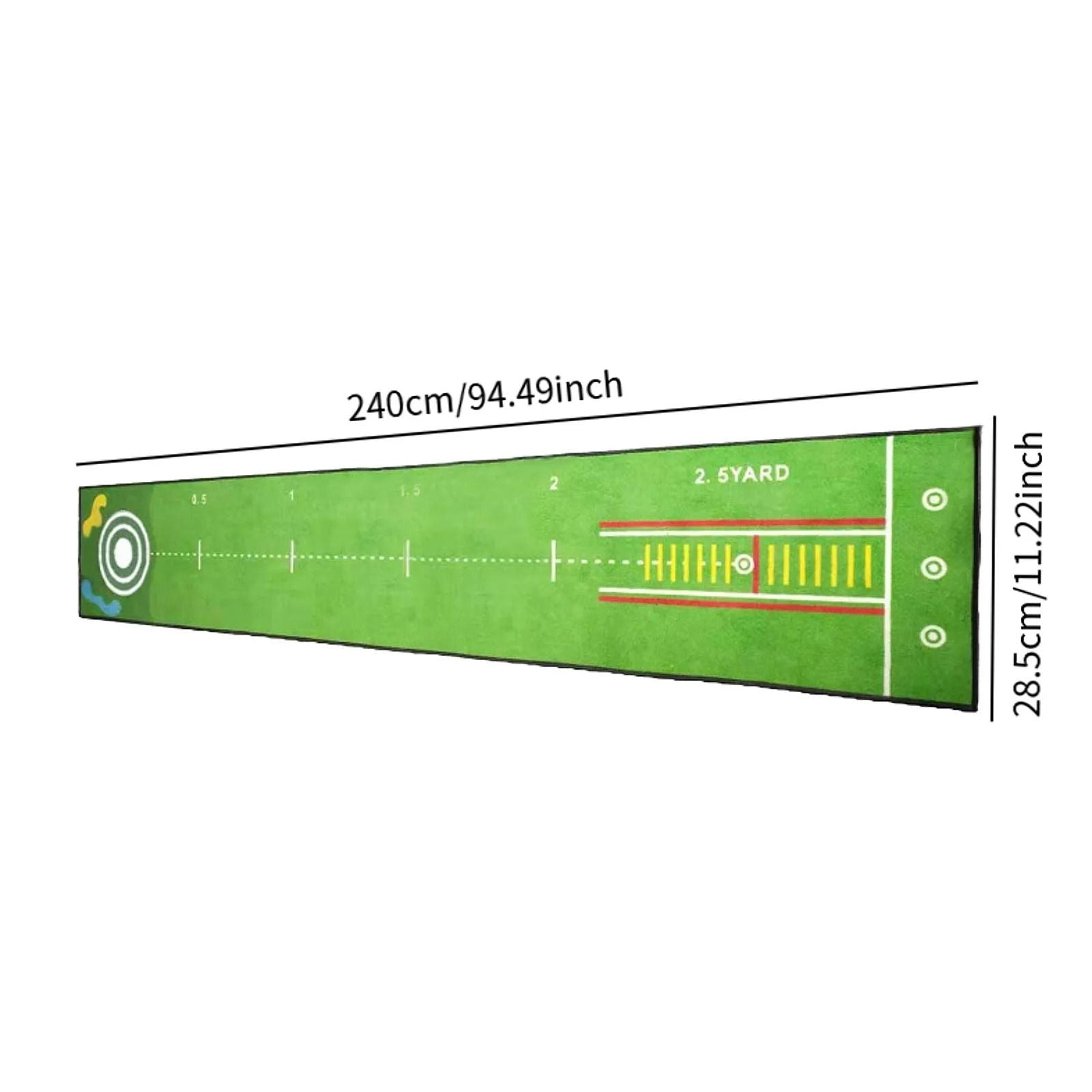 Portable Golf Putting Mat For Indoor Practice 11