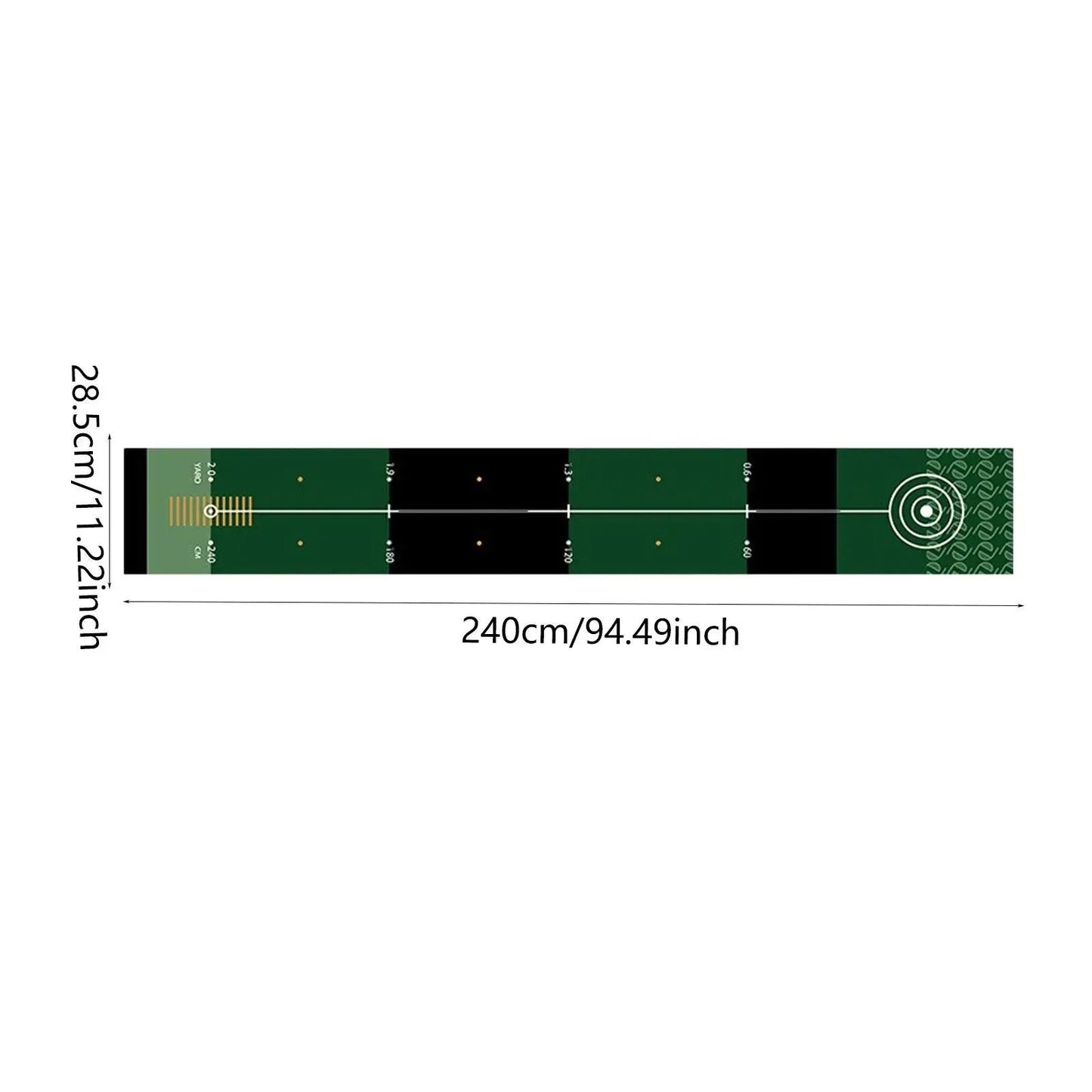 Portable Golf Putting Mat For Indoor Practice 12