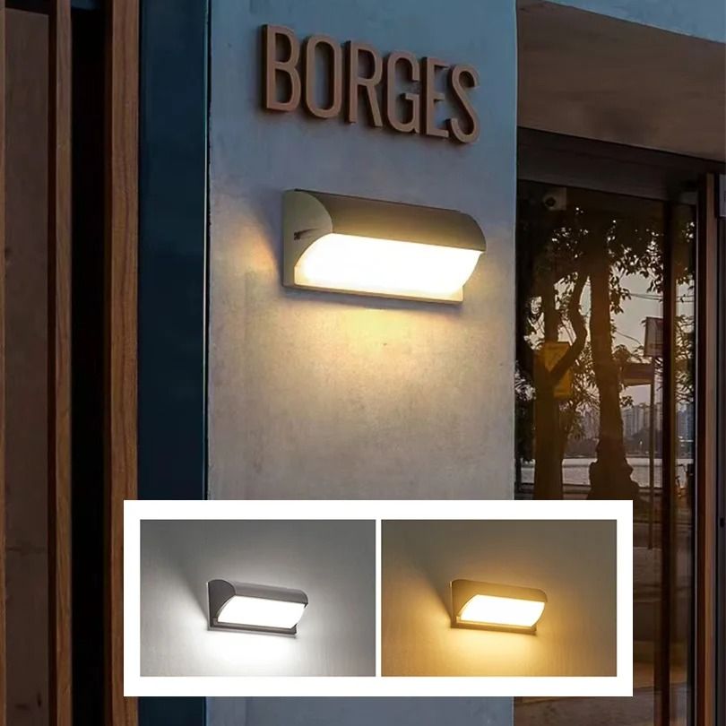 LED Outdoor Wall Light Waterproof Motion Sensor Security Porch Garden Light