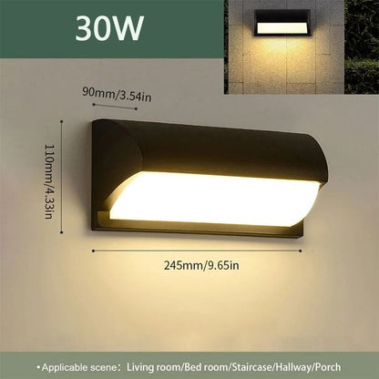 LED Outdoor Wall Light Waterproof Motion Sensor Security Porch Garden Light 8